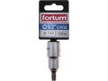 FORTUM hlavice zástrčná TORX, 1/2', TX40, L 55mm, CrV/S2, FORTUM (4700724)