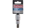 FORTUM hlavice zástrčná TORX, 1/2', TX55, L 55mm, CrV/S2, FORTUM (4700727)