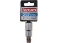 FORTUM hlavice zástrčná TORX, 1/2', TX60, L 55mm, CrV/S2, FORTUM (4700728)