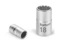 FORTUM hlavice nástrčná Multi-lock, 1/4‘‘, 4,5mm, L 25mm, 61CrV5, FORTUM (4701103)