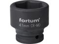FORTUM hlavice nástrčná rázová, 3/4“, 41mm, L 57mm, CrMoV, FORTUM (4703041)