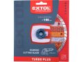 EXTOL kotouč diamantový řezný turbo plus, 150x22,2mm, suché i mokré řezání, EXTOL PREMIUM (8803033)