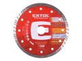 EXTOL kotouč diamantový řezný turbo plus, 150x22,2mm, suché i mokré řezání, EXTOL PREMIUM (8803033)