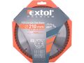 EXTOL kotouč pilový s SK plátky, 210x2,2x30mm, 60T, šířka SK plátků 3,2mm, EXTOL PREMIUM (8803237)