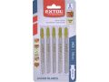 EXTOL plátky do přím.pily 5ks, 75x25mm, úchyt BOSCH, HCS, EXTOL PREMIUM (8805001)