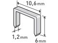 EXTOL spony, 1000ks, 6mm, 10,6x0,52x1,2mm, EXTOL PREMIUM (8852201)