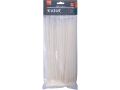 EXTOL pásky na vodiče, 4,8x250mm, 100ks, bílé, NYLON, EXTOL PREMIUM (8856110)