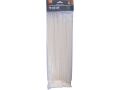 EXTOL pásky na vodiče, 4,8x300mm, 100ks, bílé, NYLON, EXTOL PREMIUM (8856112)