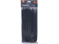EXTOL pásky na vodiče, 4,8x250mm, 100ks, černé, NYLON, EXTOL PREMIUM (8856160)
