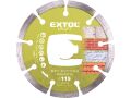 EXTOL kotouč diamantový řezný segmentový, 115x22,2mm, suché řezání, EXTOL CRAFT (108811)