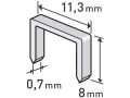 EXTOL spony, balení 1000ks, 8mm, 11,3x0,52x0,70mm, EXTOL PREMIUM (8852502)