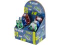 EXTOL klíče TORX, sada 8ks, T6-T7-T8-T9-T10-T15-T20-T25, mix barev: zelená, modrá, žlutá, praktický skládací obal, EXTOL CRAFT (
