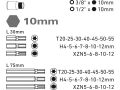 EXTOL hroty HEX-TORX-XZN, sada 40ks, CrV, EXTOL PREMIUM (8818202)