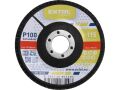 EXTOL kotouč lamelový šikmý korundový, P100, 115mm, vnitřní průměr 22,2mm pro uchycení v úhlové brusce, EXTOL CRAFT (260010)