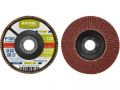 EXTOL kotouč lamelový šikmý korundový, P100, 115mm, vnitřní průměr 22,2mm pro uchycení v úhlové brusce, EXTOL CRAFT (260010)