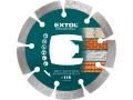 EXTOL kotouč diamantový řezný segmentový Grab Cut, 115x22,2mm, suché řezání, EXTOL INDUSTRIAL (8703031)