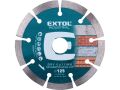 EXTOL kotouč diamantový řezný segmentový Grab Cut, 125x22,2mm, suché řezání, EXTOL INDUSTRIAL (8703032)