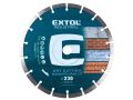 EXTOL kotouč diamantový řezný segmentový Grab Cut, 230x22,2mm, suché řezání, EXTOL INDUSTRIAL (8703035)