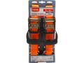 EXTOL pásy upínací ráčnové s háky, sada 2ks, 5m x 35mm, max. 2000kg, pevnost pásu: při opásání 2000 daN, v tahu 1000 daN, PES, E
