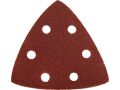 EXTOL papíry brusné delta, bal. 20ks, 93mm, P80, 6 otvorů, uchycení: suchý zip, rozměr: 93x93x93mm, EXTOL PREMIUM (8803883)