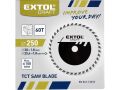 EXTOL kotouč pilový s SK plátky, 250x1,8x30mm (19113)