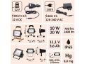 EXTOL reflektor LED nabíjecí s podstavcem, 1400lm (43125)