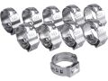 EXTOL spona na hadici, 10ks, Ř13,8mm, INOX (8865171)