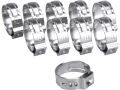 EXTOL spona na hadici, 10ks, Ř17,8mm, INOX (8865175)