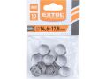 EXTOL spona na hadici, 10ks, Ř17,8mm, INOX (8865175)