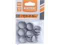EXTOL spona na hadici, 10ks, Ř21mm, INOX (8865178)