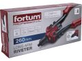 FORTUM kleště nýtovací pákové, 2,4-6,4mm, 260mm (4770611)