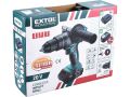 EXTOL vrtací šroubovák aku s příklepem, BRUSHLESS, 20V Li-ion, 2000mAh (8791800)