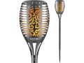 EXTOL pochodeň LED s plamenem, 79cm, solární nabíjení, 35lm (43132)