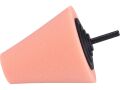EXTOL kužel leštící pěnový, T40, oranžový, Ř80mm, stopka 6mm (8804567)