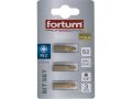 FORTUM-KITO hrot křížový sada 3ks, PZ 2x25mm, S2-Titan. úprava, FORTUM-KITO, hrot křížový sada 3ks, PZ 2x25mm, S2-Titan. úprava,