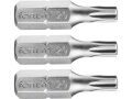 FORTUM-KITO hrot TORX sada 3ks, T 20x25mm, S2, FORTUM-KITO, hrot TORX sada 3ks, T 20x25mm, S2, FORTUM-KITO, S2 (4741420)