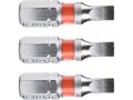 FORTUM-KITO hrot plochý sada 3ks, 4x25mm, S2, FORTUM-KITO, hrot plochý sada 3ks, 4x25mm, S2, FORTUM-KITO, S2 (4741104)
