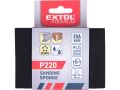 EXTOL brusná houba, 100x70x25mm, P220, čtyřstranná, abrazivo-korund (8803668)