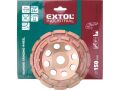 EXTOL kotouč diamantový brusný dvouřadý, O 150x22,2mm (8703123)