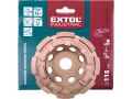 EXTOL kotouč diamantový brusný dvouřadý, O 115x22,2mm (8703121)
