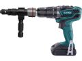 FORTUM nástavec nýtovací na vrtačku T, pro trhací nýty 2,4-6,4mm, CrMoV (4770663)