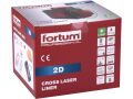 FORTUM laser zelený 2D liniový, křížový samonivelační (4780214)