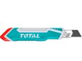 TOTAL nůž ulamovací s kovovou výztuhou a kolečkem, 18mm (THT511826)
