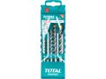 TOTAL vrtáky do zdiva sada 5ks, industrial (TACSD5051)
