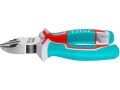 TOTAL kleště štípací boční, industrial, 180mm, CrV (THT230706)