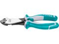 TOTAL kleště štípací boční, Heavy-duty, industrial, 180mm, CrV (THT27716)