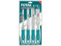 TOTAL dláta, sada 4ks, industrial (THT41K0401)