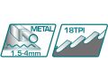TOTAL Plátky na kov, 150mmx19mmx0.9mm (TAC52922EF)