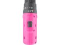 EXTOL vrtací šroubovák aku s příklepem, růžový, 12V Li-ion, 2000mAh, v kufru s nářadím, sada 27ks (402403)