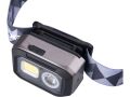 EXTOL čelovka 500lm, Dual Power - Li-ion nebo AAA, USB nabíjení, s IR čidlem, OSRAM LED+COB LED (43185)